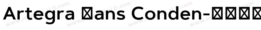 Artegra Sans Conden字体转换